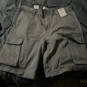 Signature by Levi Strauss Charcoal Cargo Shorts
